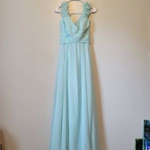 Vintage Angelina Faccenda Formal Dress Women's 6 Bridesmaid Sleeveless Maxi